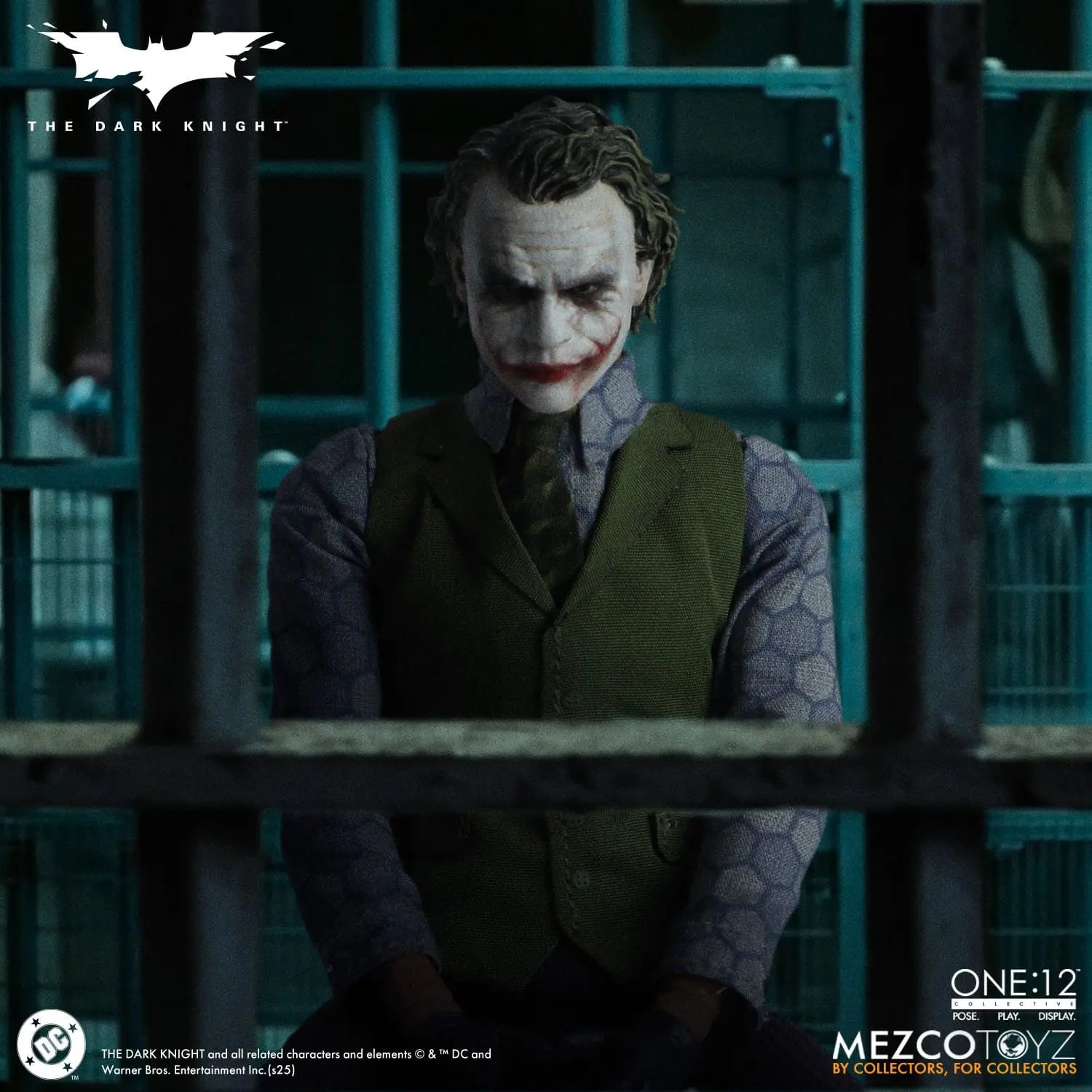 Joker Batman The Dark Knight : Le Chevalier noir figurine 1/12 17cm Mezco Toys