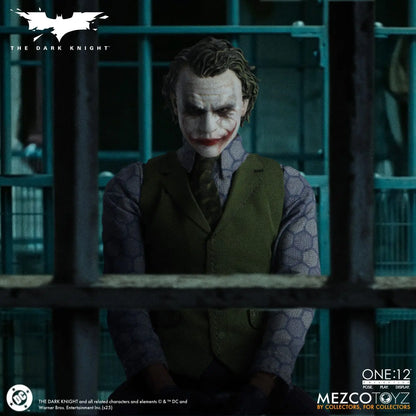 Joker Batman The Dark Knight : Le Chevalier noir figurine 1/12 17cm Mezco Toys