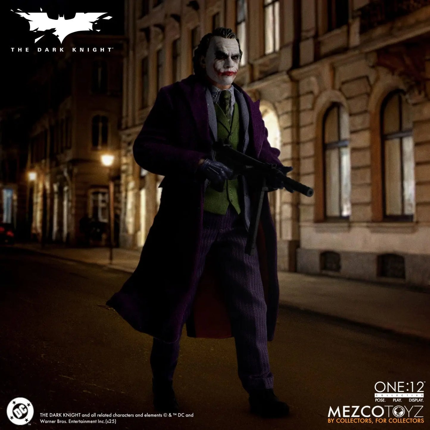 Joker Batman The Dark Knight : Le Chevalier noir figurine 1/12 17cm Mezco Toys
