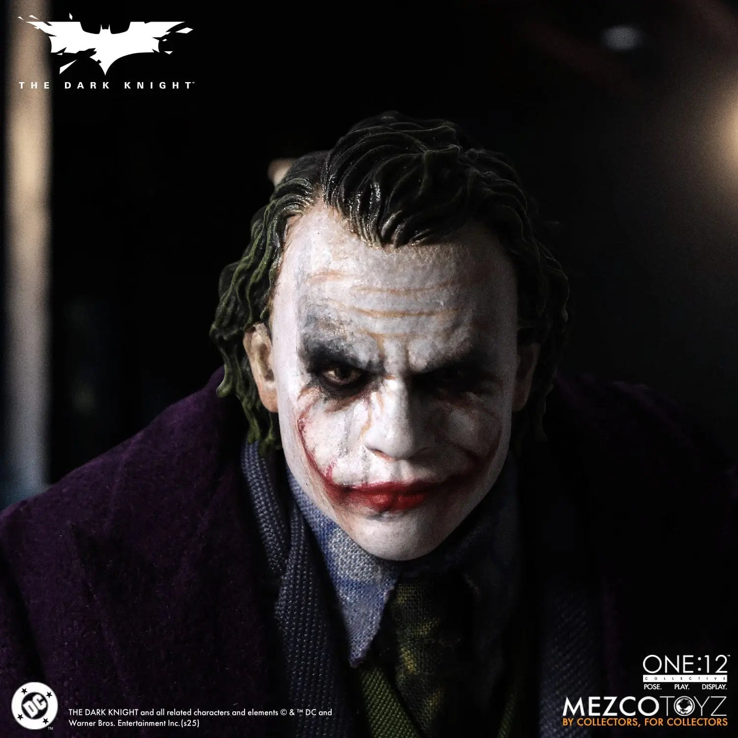 Joker Batman The Dark Knight : Le Chevalier noir figurine 1/12 17cm Mezco Toys