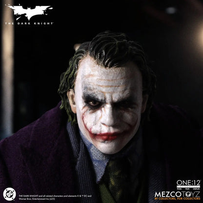 Joker Batman The Dark Knight : Le Chevalier noir figurine 1/12 17cm Mezco Toys