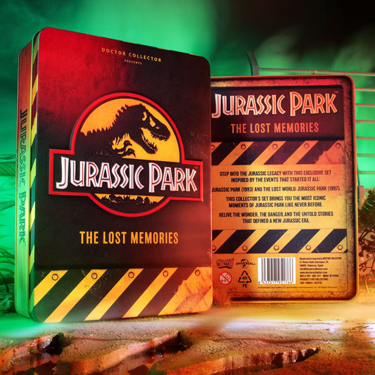 Jurassic Park coffret cadeau The Lost Memories Kit Doctor Collector
