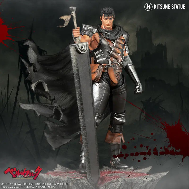 Berserk Statuette Pvc 1/8 Guts Vol 2 30cm - Rue Du Retro