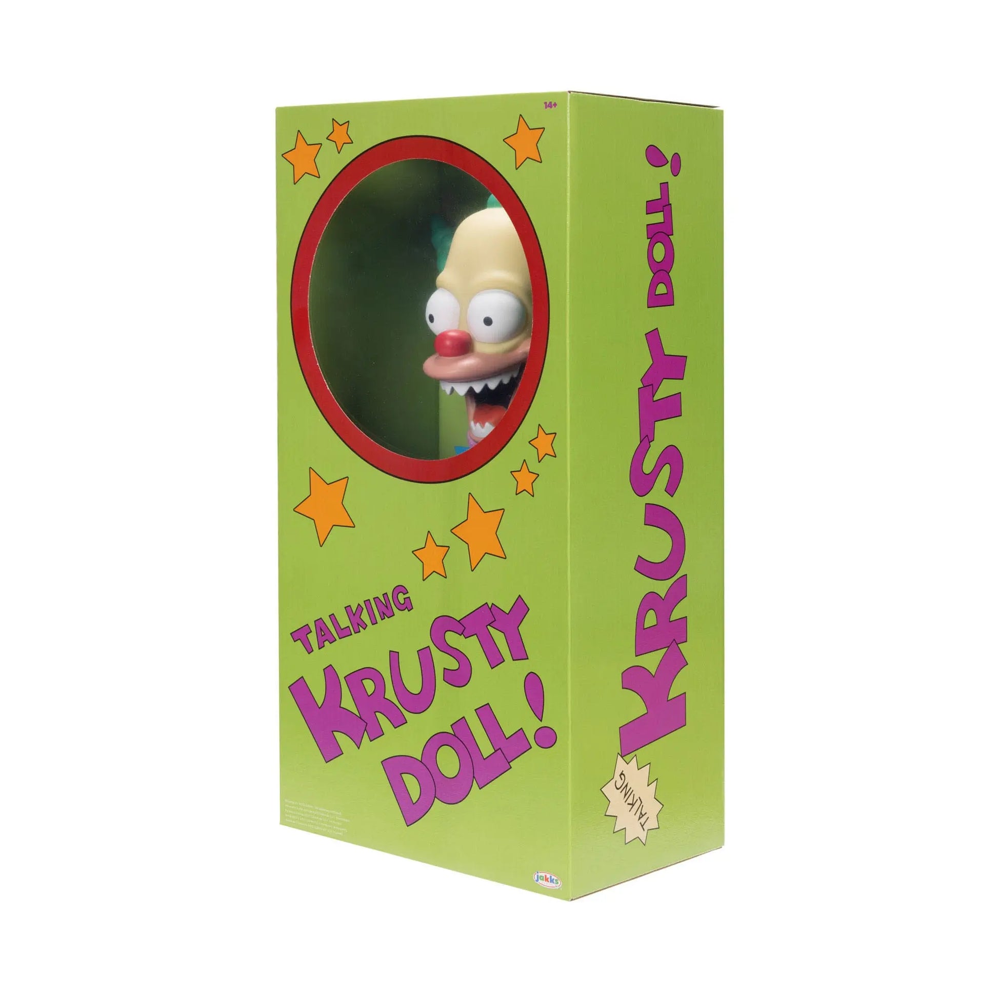 Krusty Le Clown Simpsons peluche parlante 44 cm *ANGLAIS* - Rue Du Retro