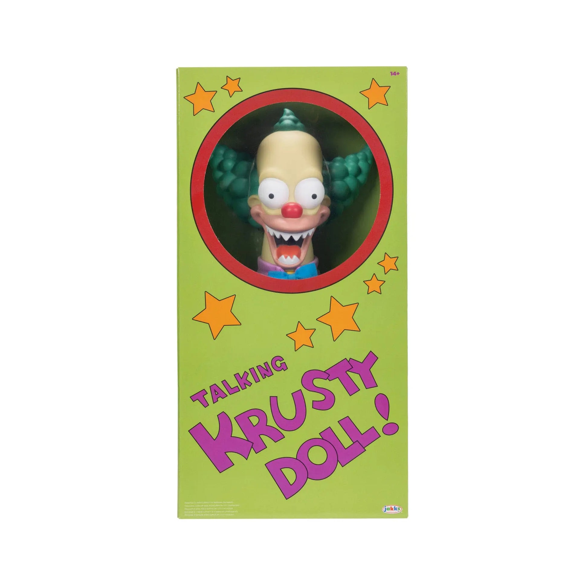 Krusty Le Clown Simpsons peluche parlante 44 cm *ANGLAIS* - Rue Du Retro