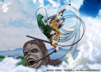 L'attaque des Titans Levi vs Titan bestial statuette PVC 1/7 28cm Proof