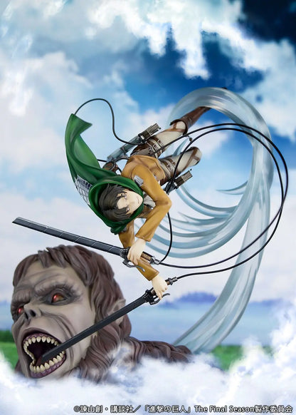 L'attaque des Titans Levi vs Titan bestial statuette PVC 1/7 28cm Proof