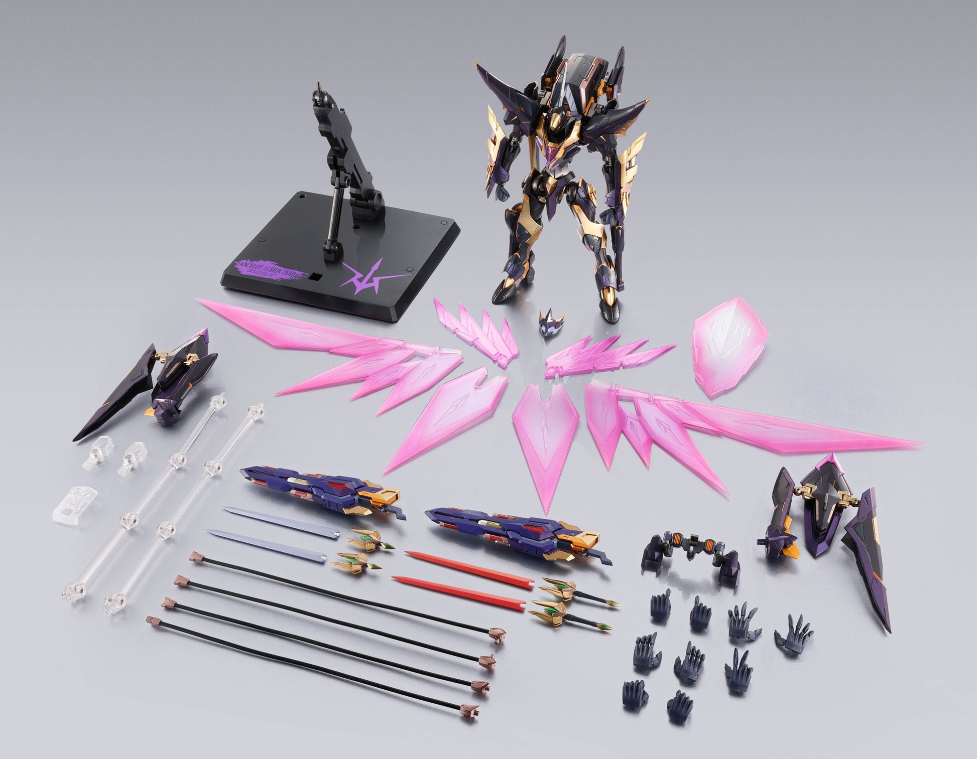 Lancelot Albion Zero Code Geass: Lelouch of the Rebellion figurine Metal Build Dragon Scale 18 cm - Rue Du Retro