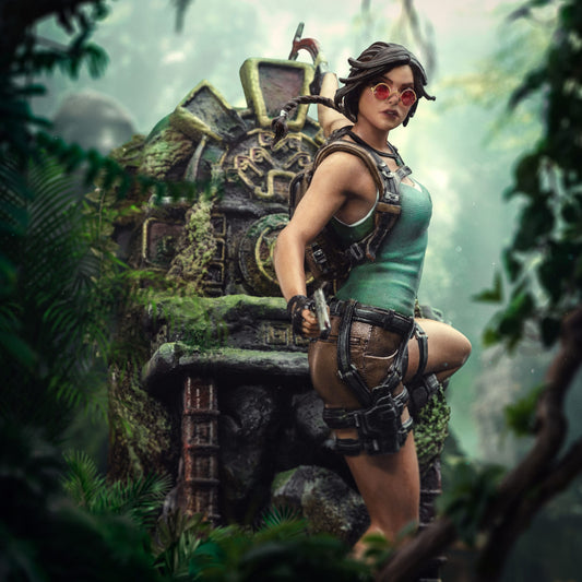 Lara Croft Tomb Raider Deluxe Art Scale Lara Croft statuette 1/10 36cm Iron Studios