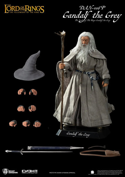 Le Seigneur des Anneaux Gandalf le Gris  figurine Dynamic Action Heroes 21cm Beast Kingdom Toys
