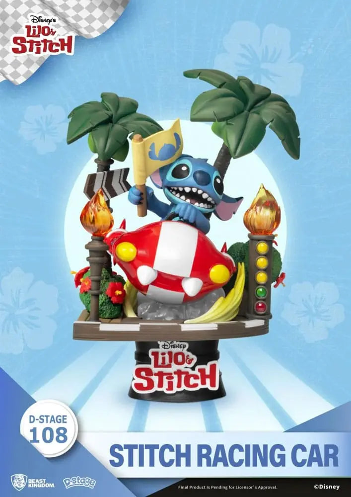 Lilo & Stitch voiture de course Disney - Rue Du Retro