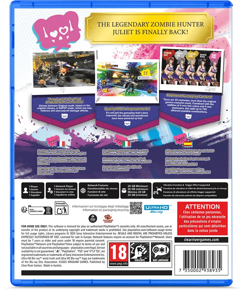 Lollipop Chainsaw RePOP PS5 Clear River Games