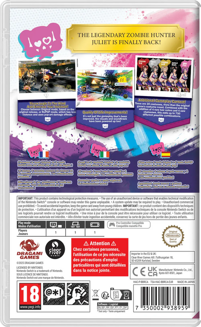 Lollipop Chainsaw RePOP SWITCH Clear River Games