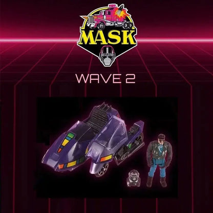 MASK Golf 2 Piranha SSC (Stealth Submarine Cycle) voertuig The Loyal Subjects