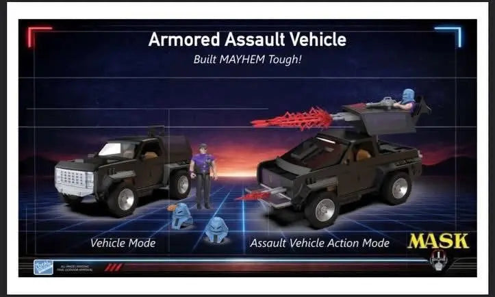 MASK Wave 2 Jackhammer AAV voertuig (Armored Assault Vehicle) The Loyal Subjects
