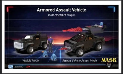 MASK Wave 2 Jackhammer AAV voertuig (Armored Assault Vehicle) The Loyal Subjects