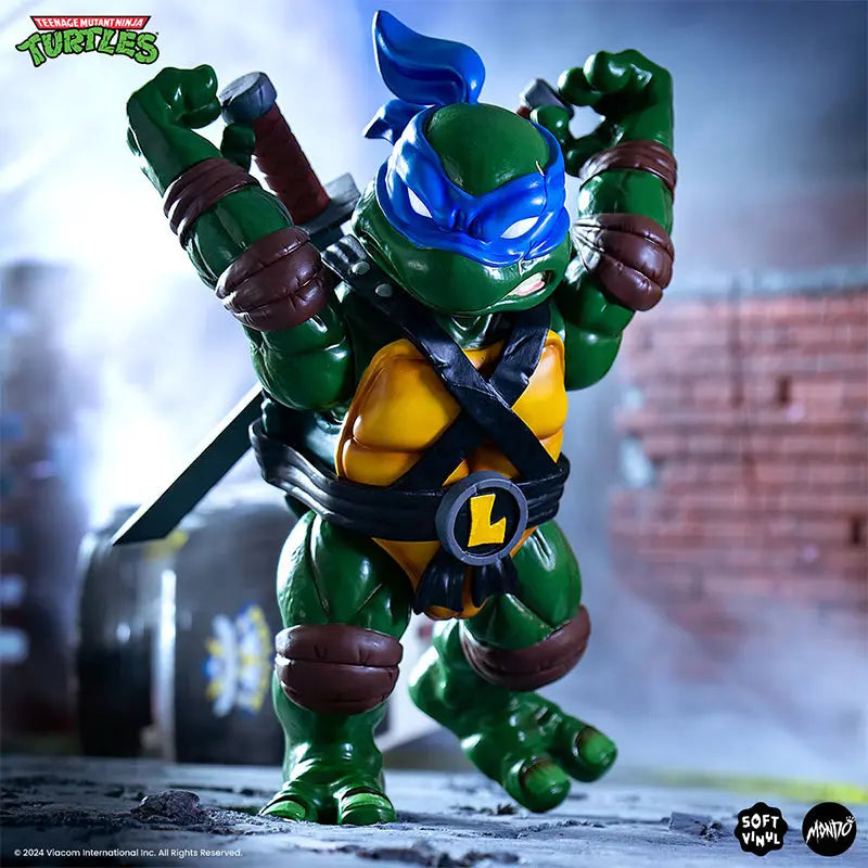 Tortues Ninja Leonardo Tmnt Teenage Mutant Ninja Turtles Mondo Soft Vinyl Figure 25cm Mondo