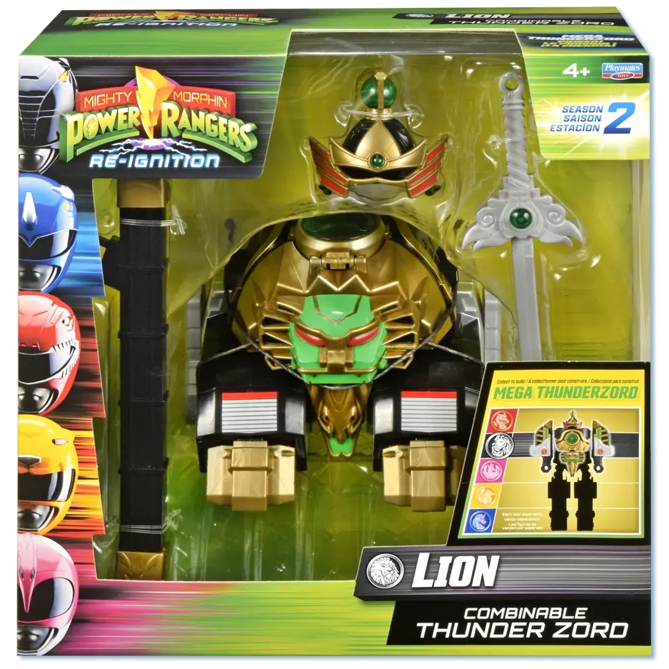 Power Rangers Thunderzord figurine Lion Playmates