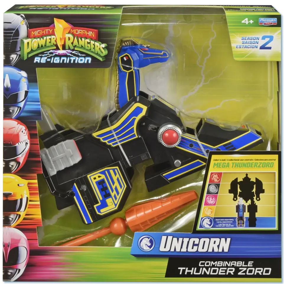 Power Rangers Thunderzord figurine Unicorn Playmates