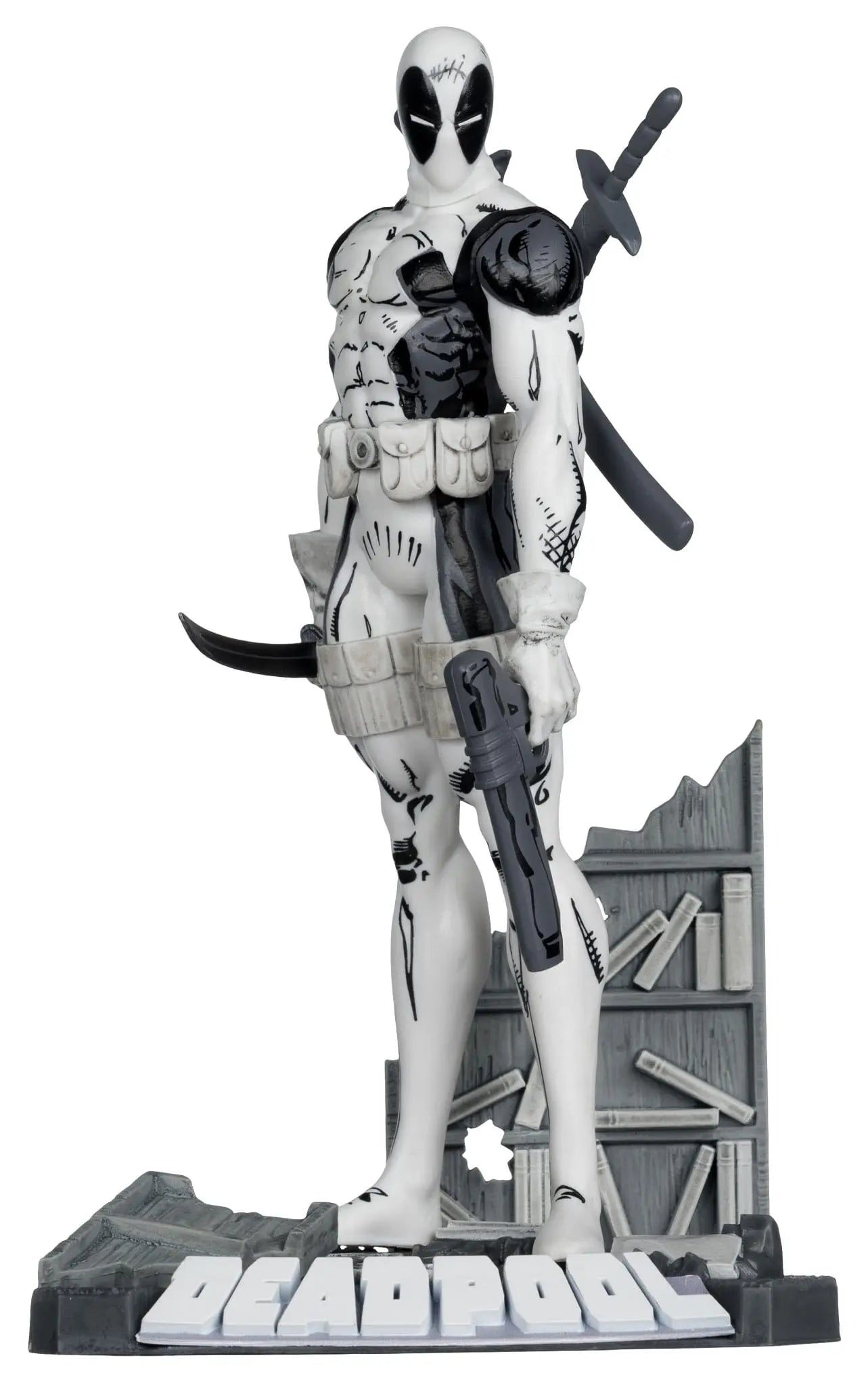Deadpool Marvel Collection statuette PVC 1/10 The New Mutants #98) (Line Art) (Gold Label) 17 cm McFarlane Toys