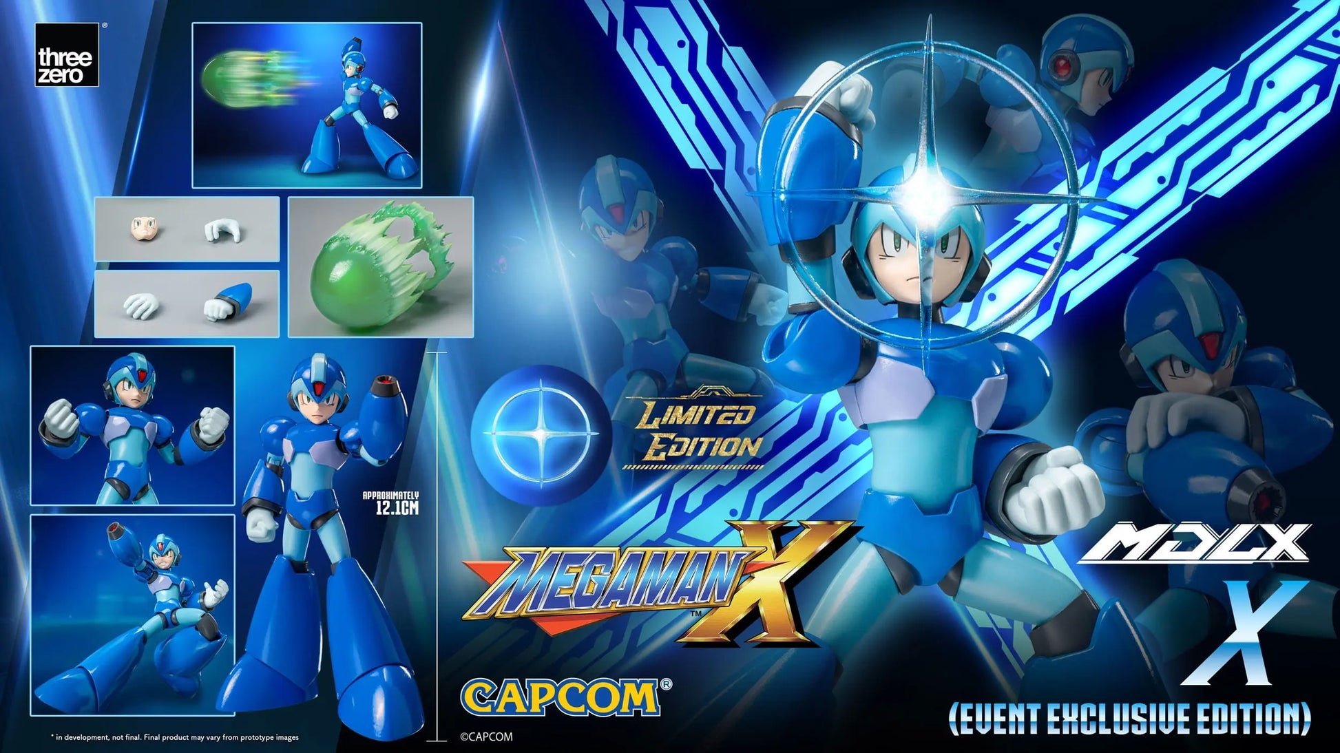 Mega Man figurine MDLX Rockman X / Mega Man X 12 cm  Exclusif - Rue Du Retro