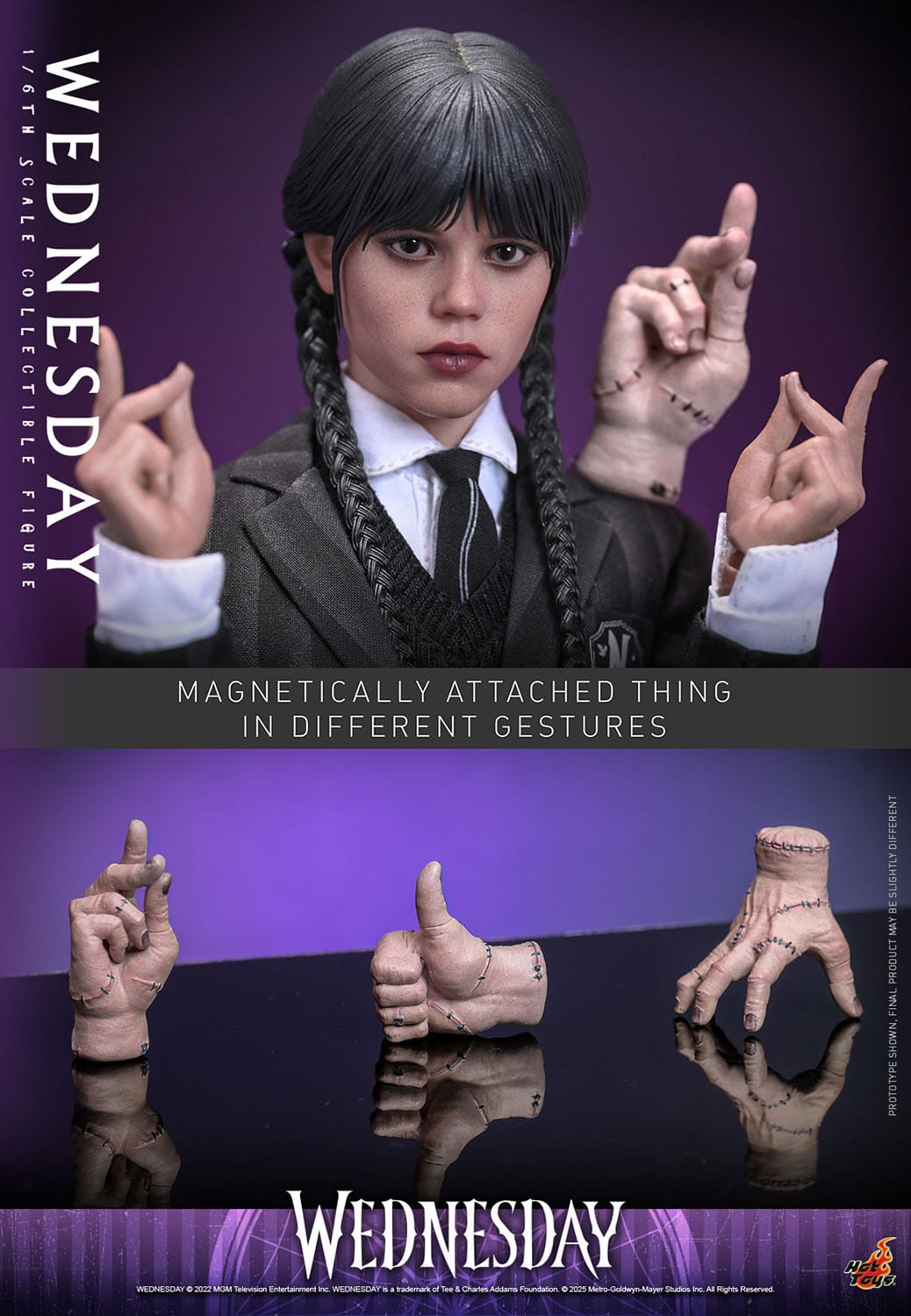 Mercredi figurine 1/6 Wednesday 27cm Hot toys Hot Toys