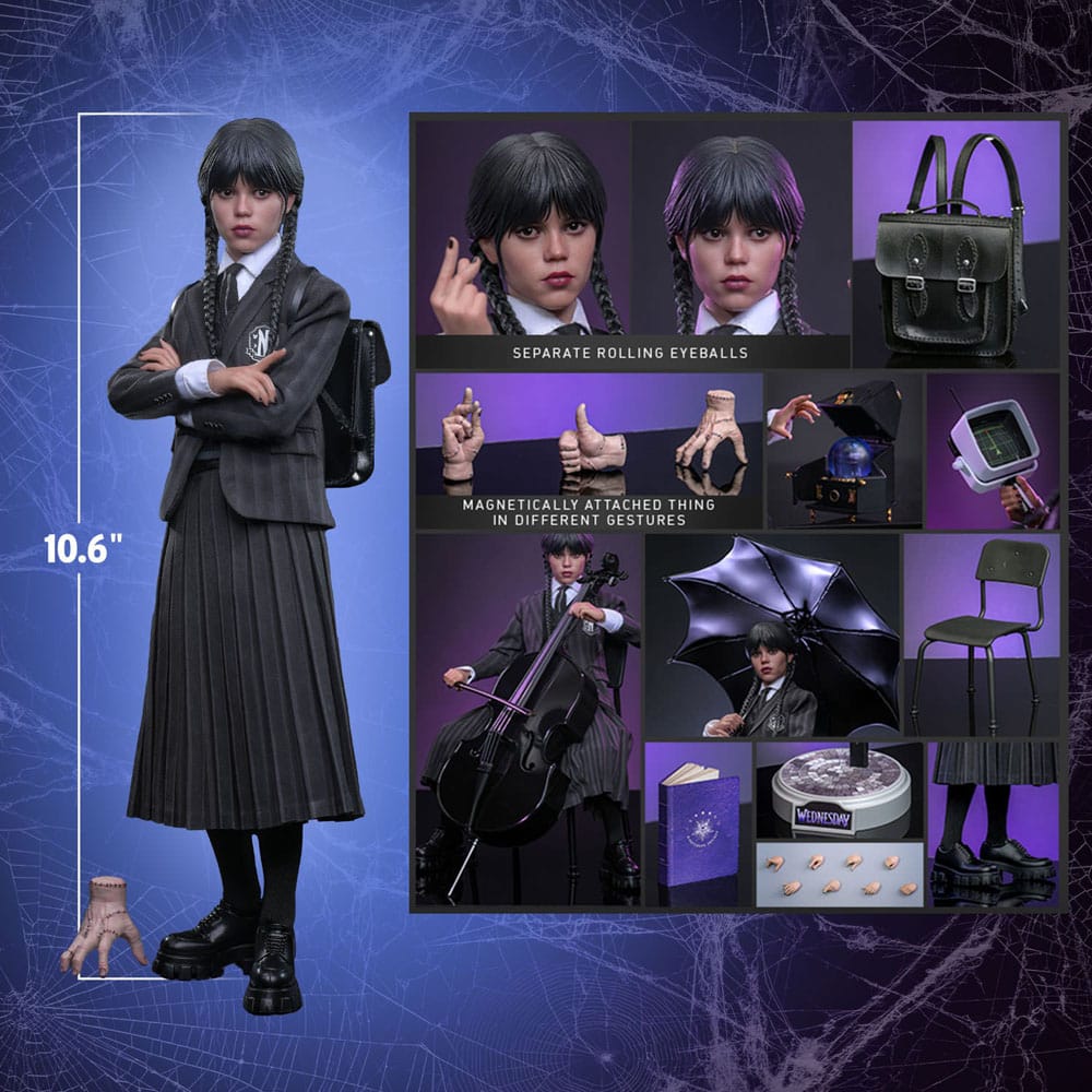 Mercredi figurine 1/6 Wednesday 27cm Hot toys Hot Toys