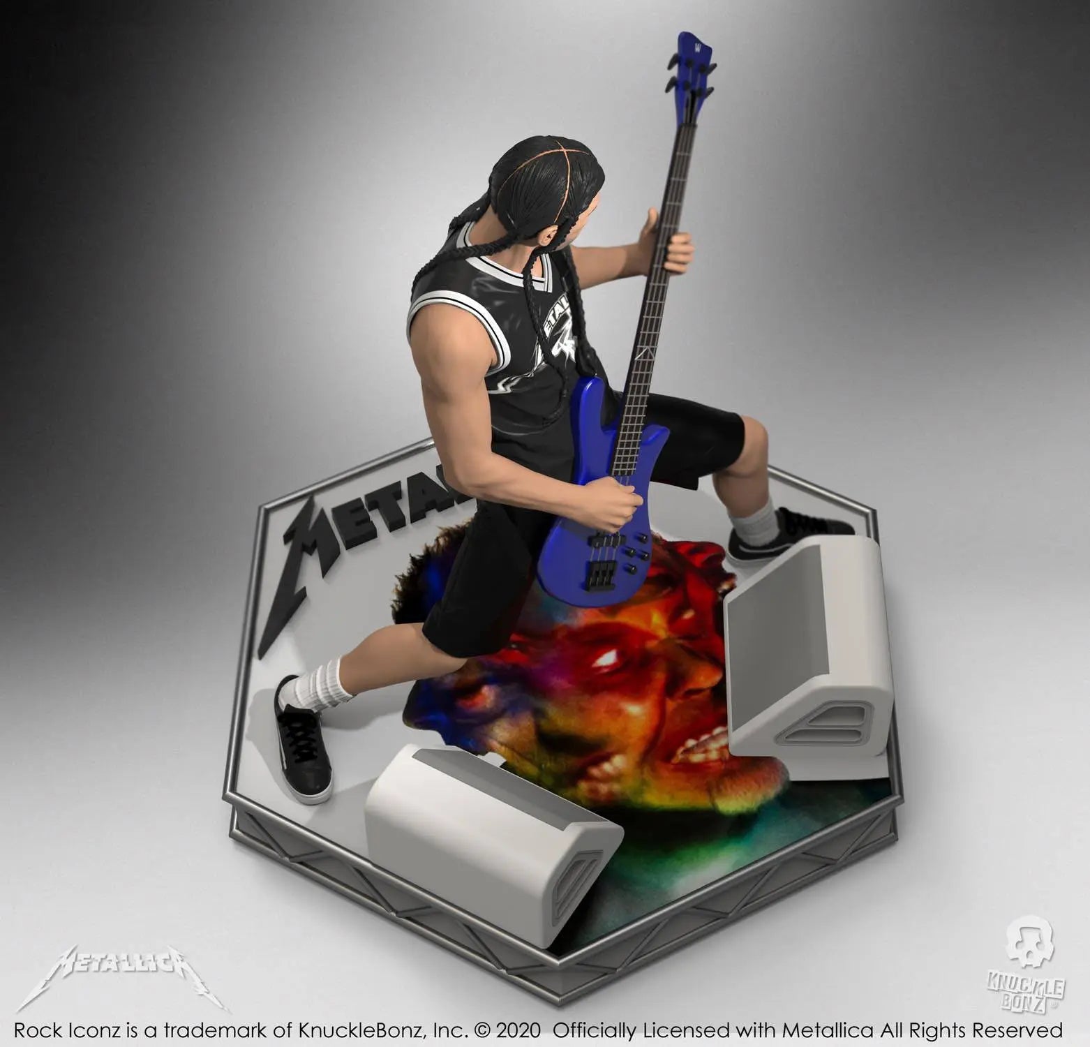 Metallica Robert Trujillo statuette Rock Iconz Limited Edition 22cm Knucklebonz
