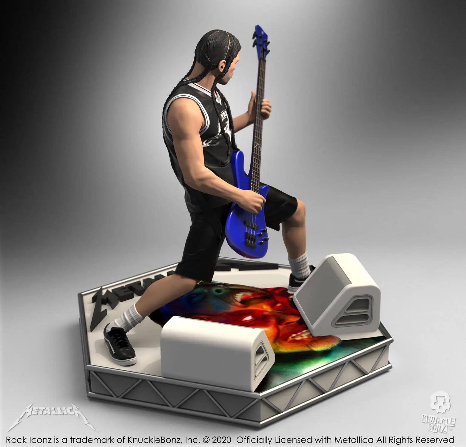 Metallica Robert Trujillo statuette Rock Iconz Limited Edition 22cm Knucklebonz