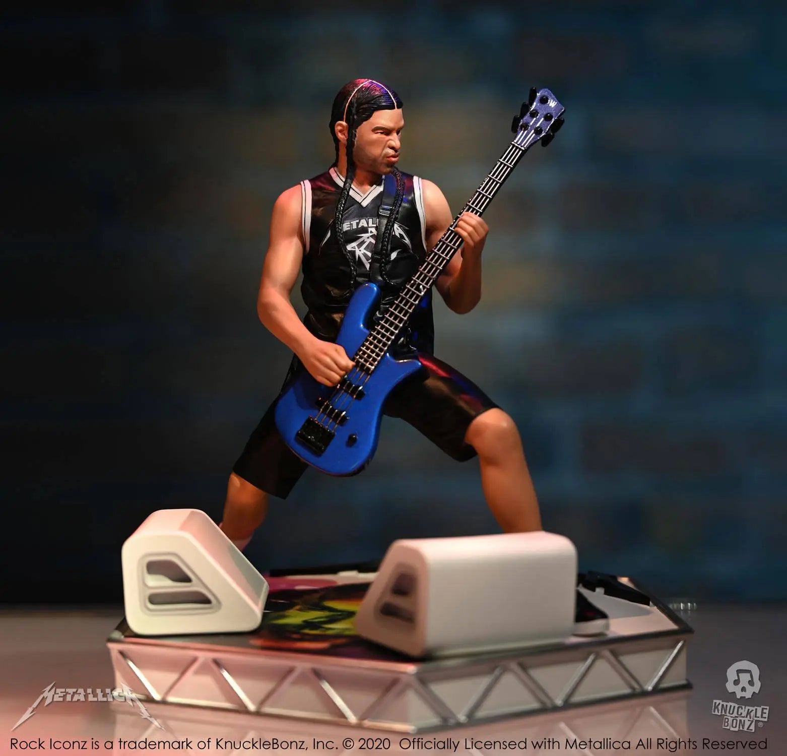 Metallica Robert Trujillo statuette Rock Iconz Limited Edition 22cm Knucklebonz