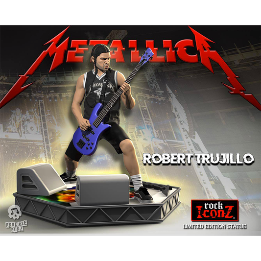 Metallica Robert Trujillo statuette Rock Iconz Limited Edition 22cm Knucklebonz