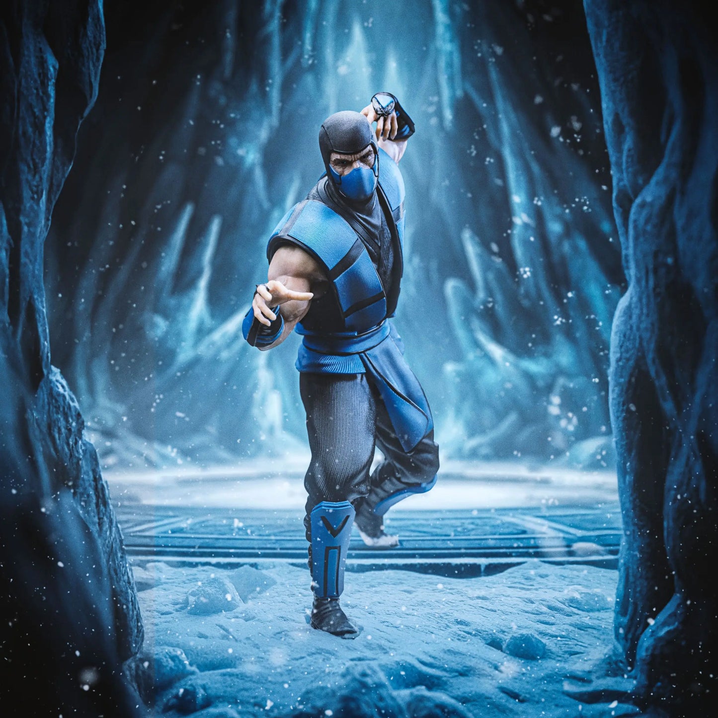 Mortal Kombat Sub-Zero statuette 1/10 Art Scale Sub-Zero (Ninjas Collection) 21 cm - Rue Du Retro