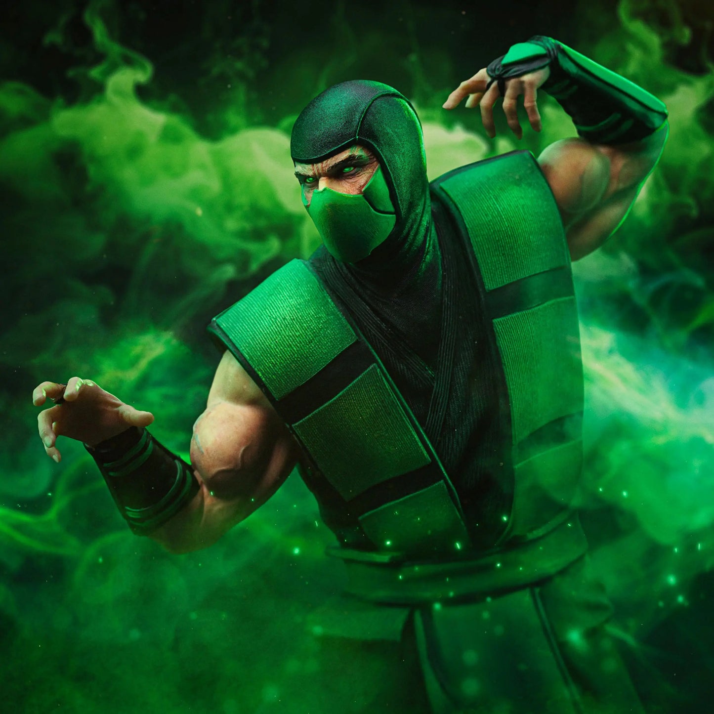 Mortal Kombat statuette 1/10 Art Scale Reptile 20 cm - Rue Du Retro