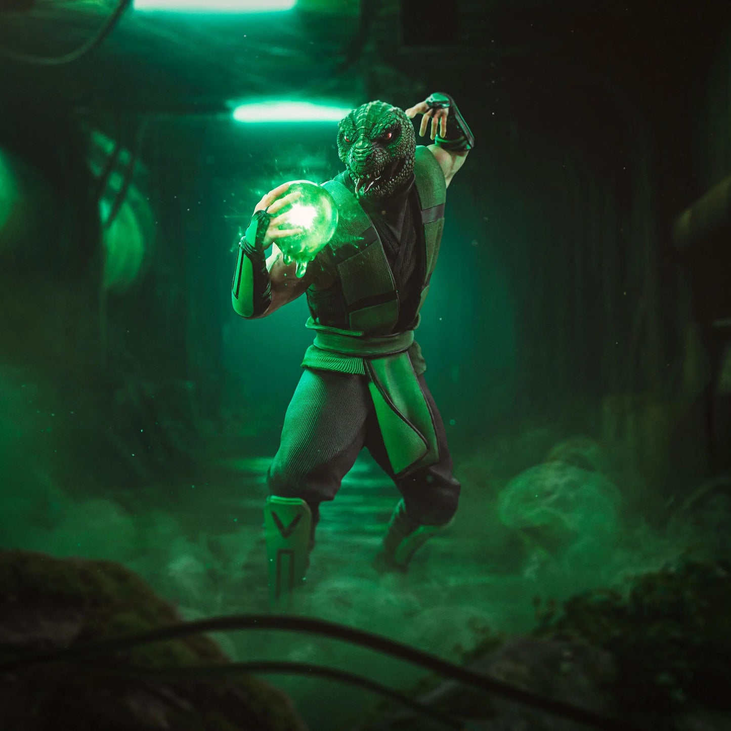 Mortal Kombat statuette 1/10 Art Scale Reptile 20 cm - Rue Du Retro