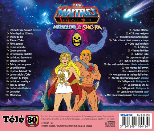 Musclor & She-ra: Les maîtres de l’univers CD Télé 80
