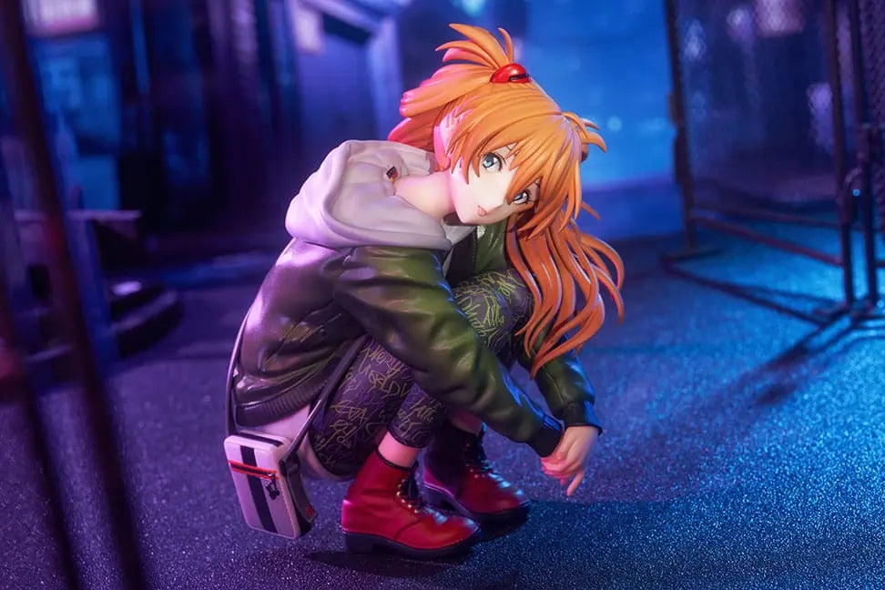 Neon Genesis Evangelion statuette PVC 1/7 Shikinami Asuka Langley Ver. Part 3 Radio Eva 12 cm - Rue Du Retro