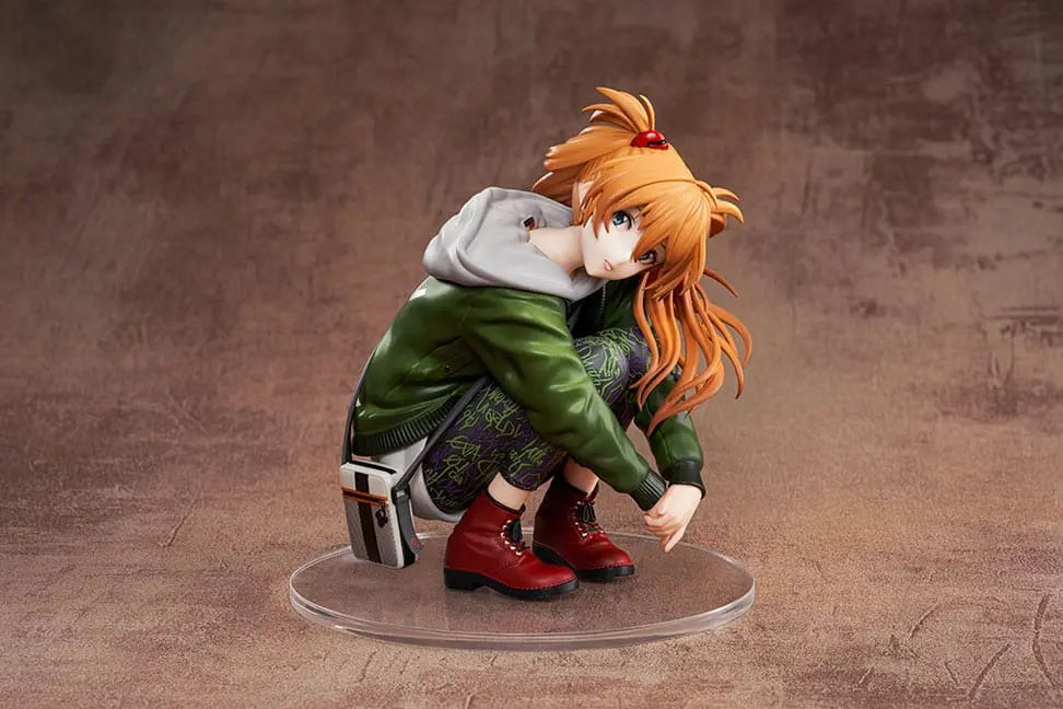 Neon Genesis Evangelion statuette PVC 1/7 Shikinami Asuka Langley Ver. Part 3 Radio Eva 12 cm - Rue Du Retro