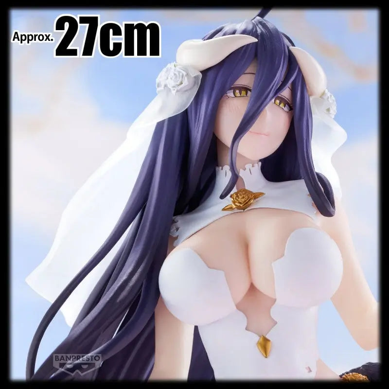 OVERLORD ALBEDO WEDDING FIGURINE GLITTER & GLAMOURS 27cm Banpresto