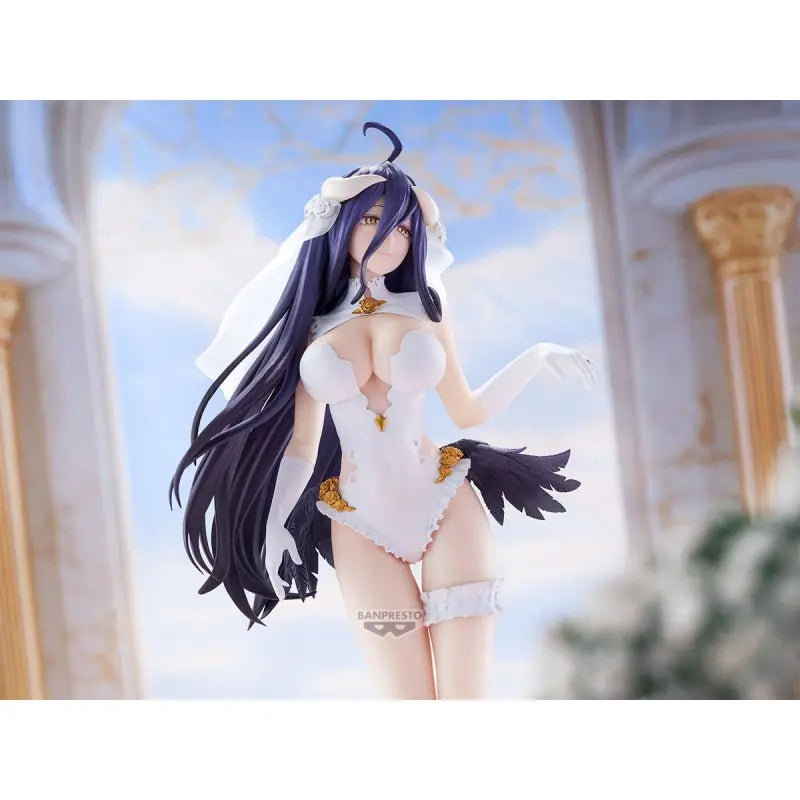OVERLORD ALBEDO WEDDING FIGURINE GLITTER & GLAMOURS 27cm Banpresto