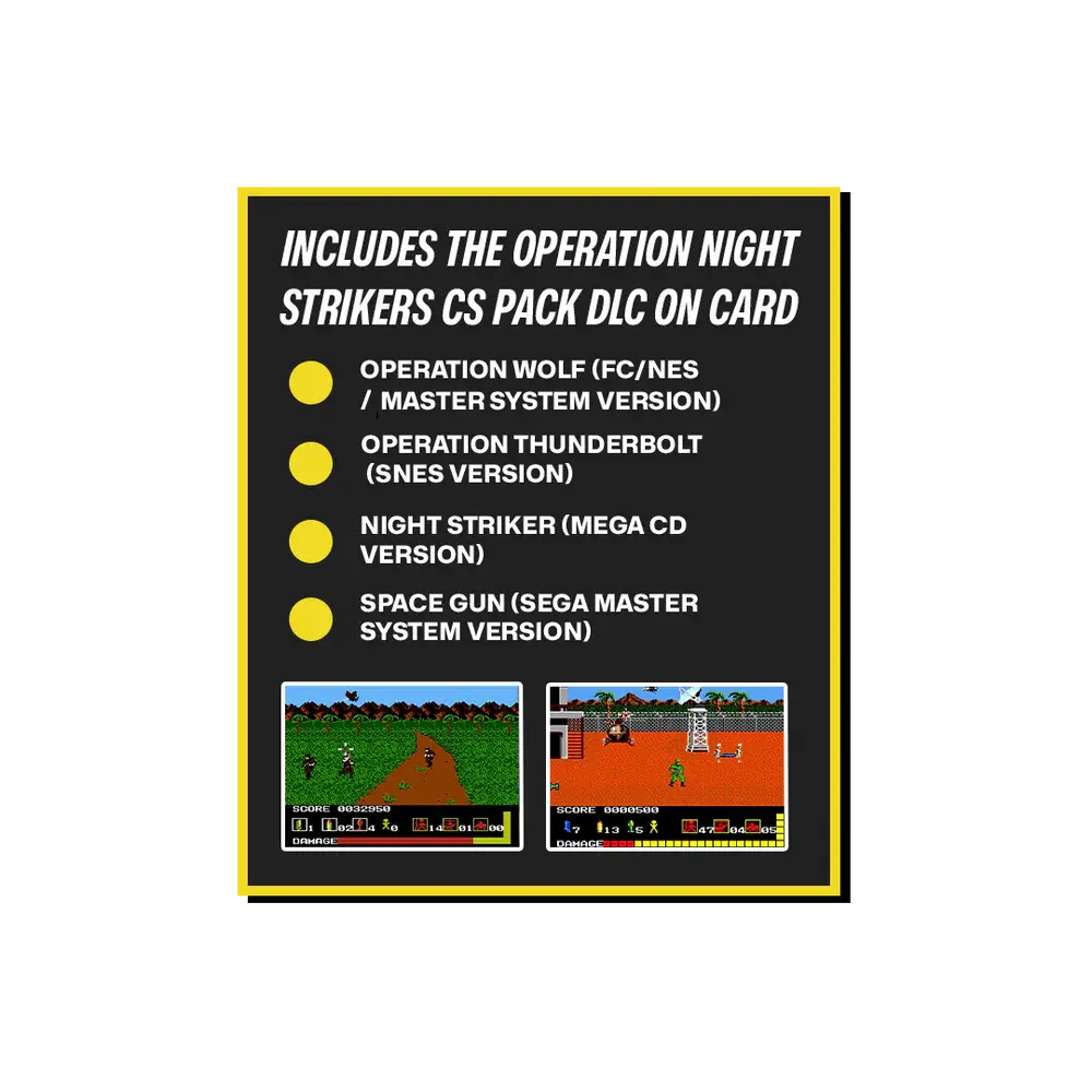 Operation Night Strikers Assault Edition SWITCH Clear River Games