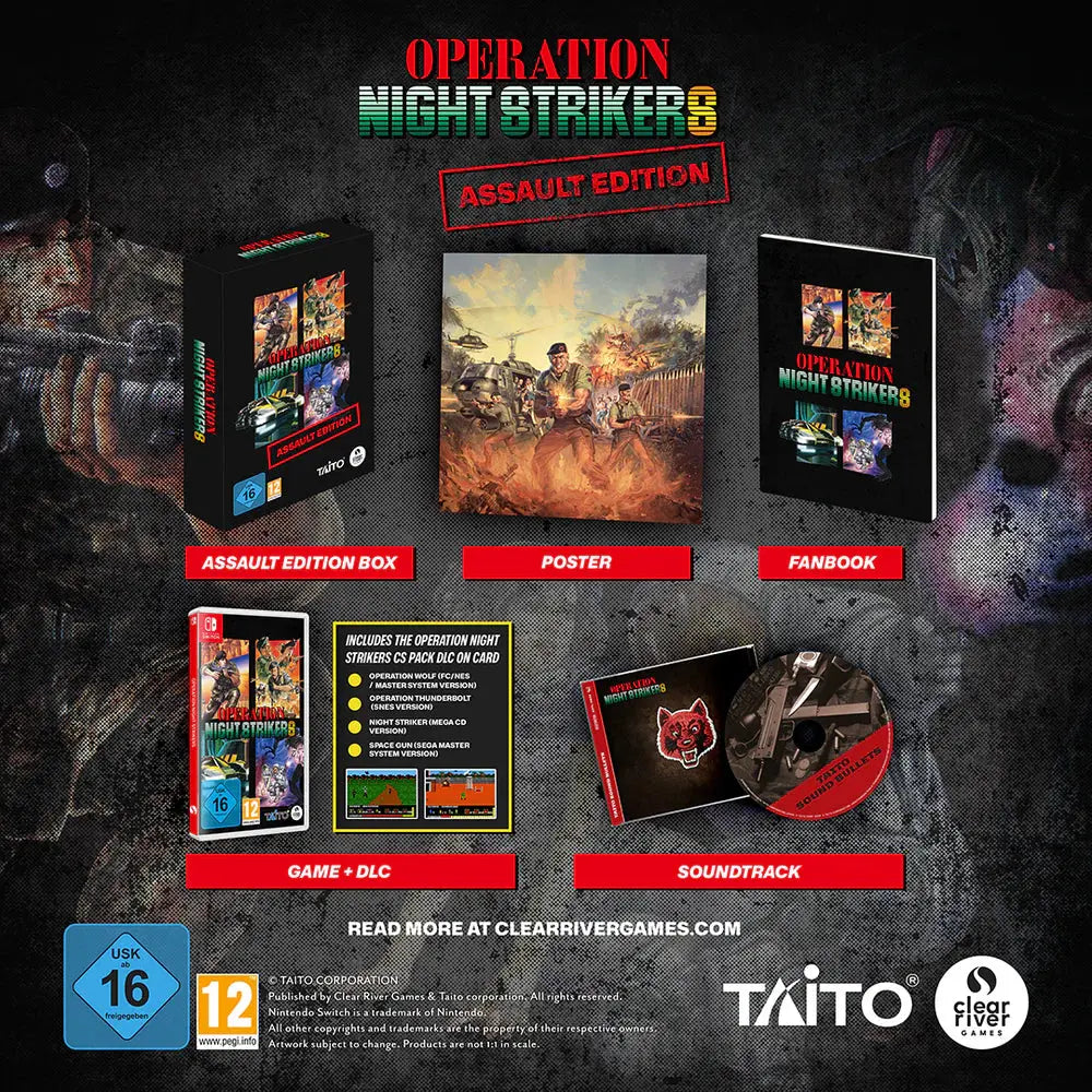 Operation Night Strikers Assault Edition SWITCH Clear River Games