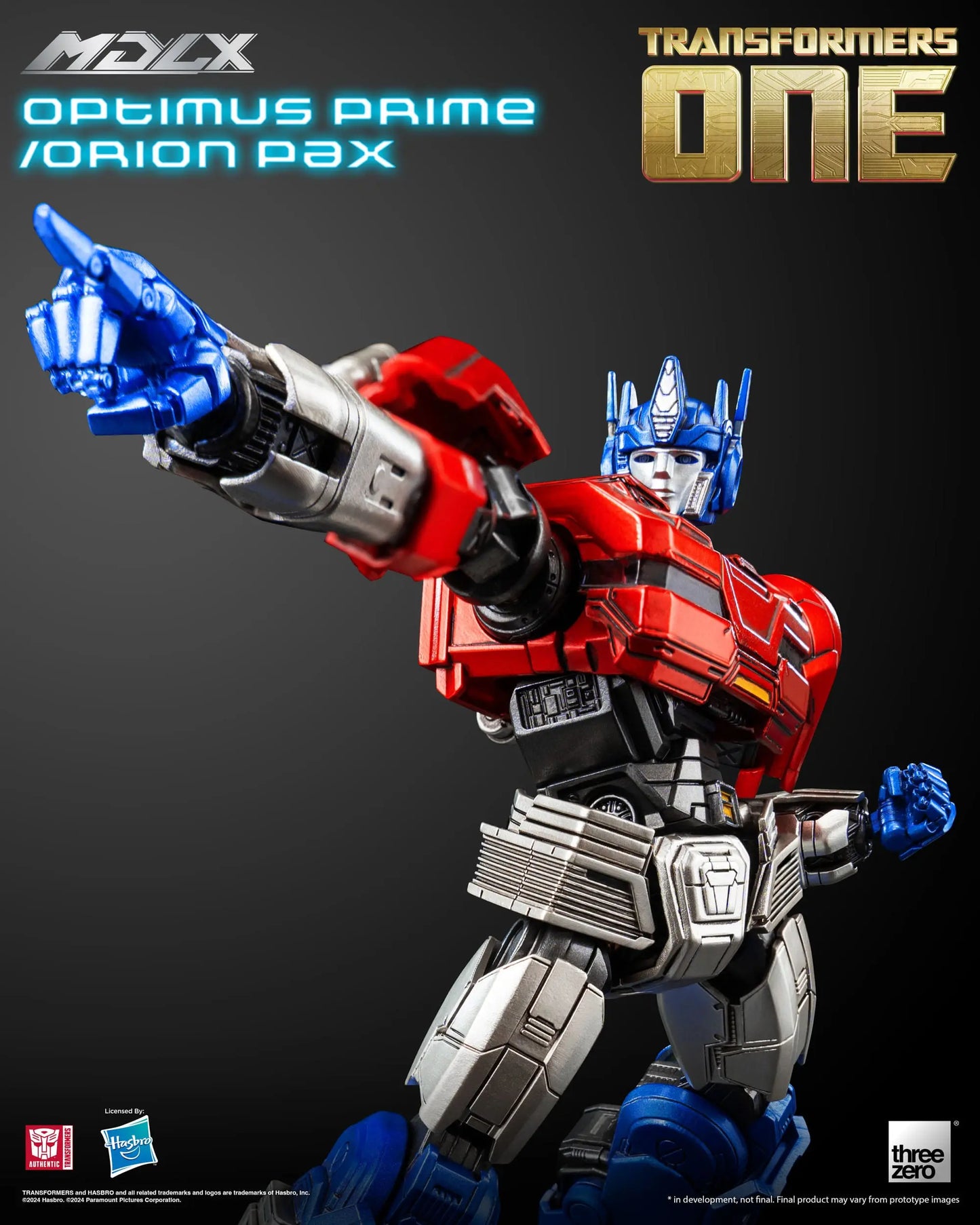Optimus Prime Orion Pax Transformers figurine MDLX 16cm ThreeZero