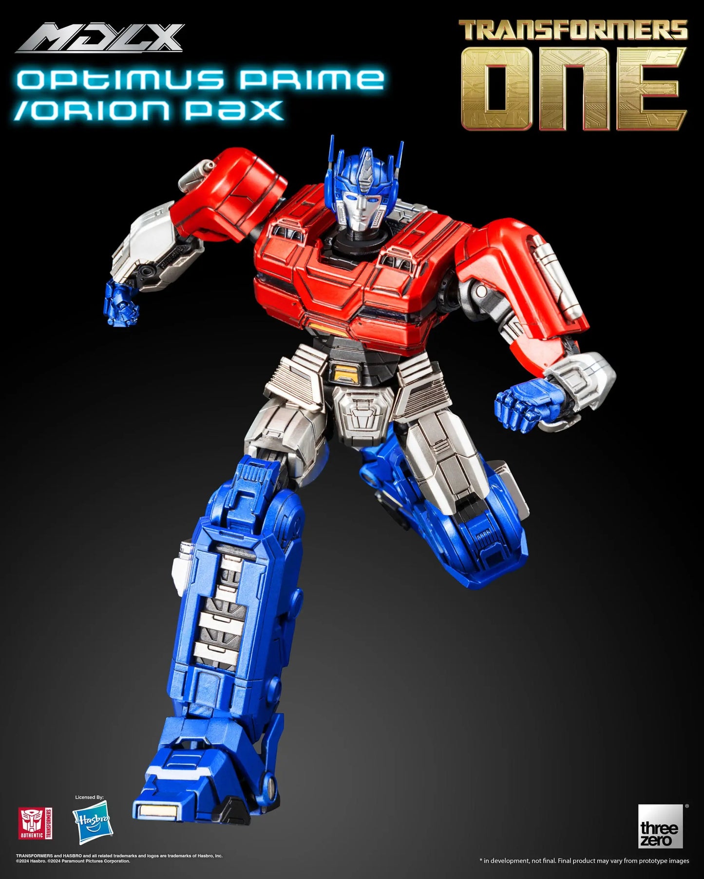 Optimus Prime Orion Pax Transformers figurine MDLX 16cm ThreeZero