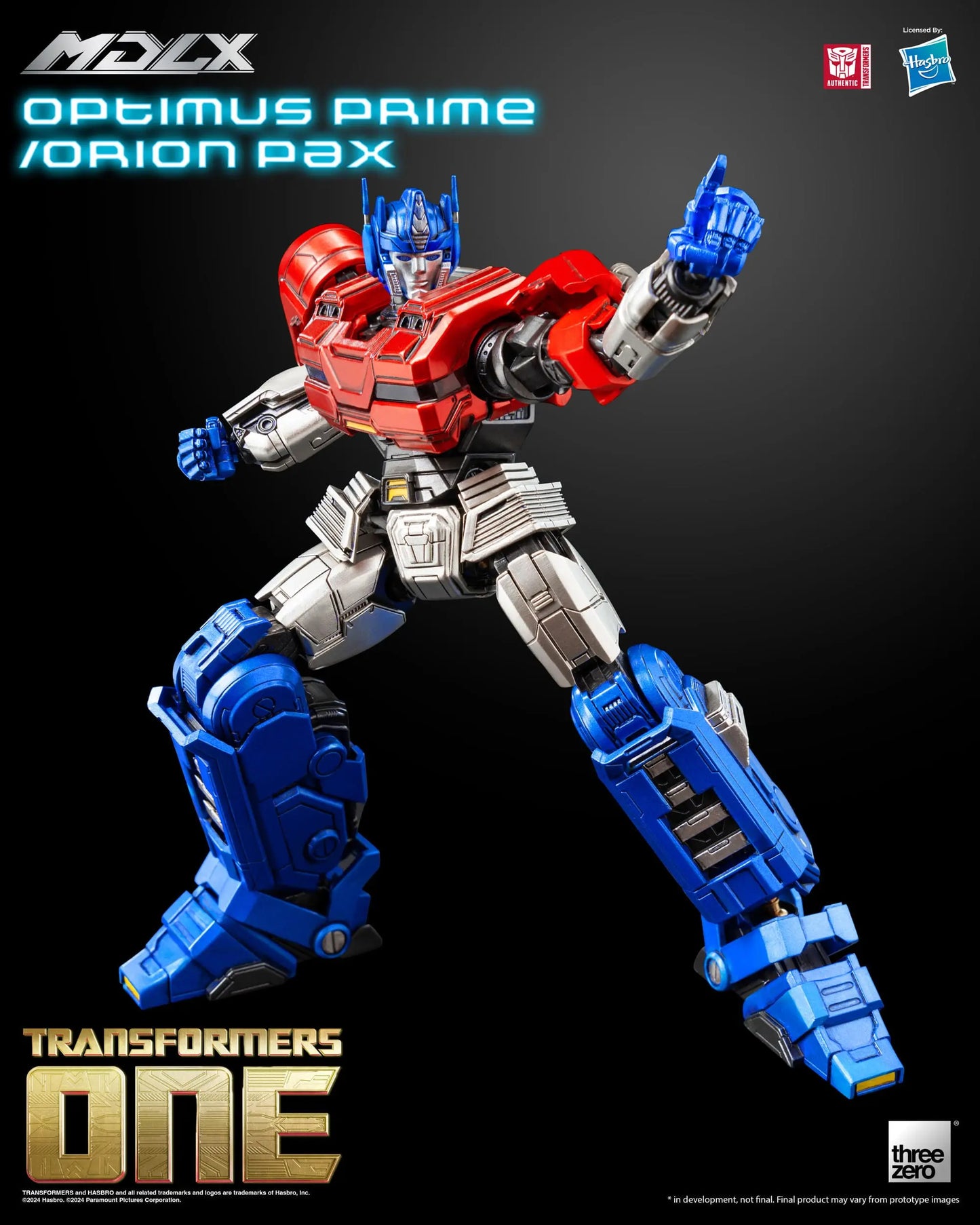 Optimus Prime Orion Pax Transformers figurine MDLX 16cm ThreeZero