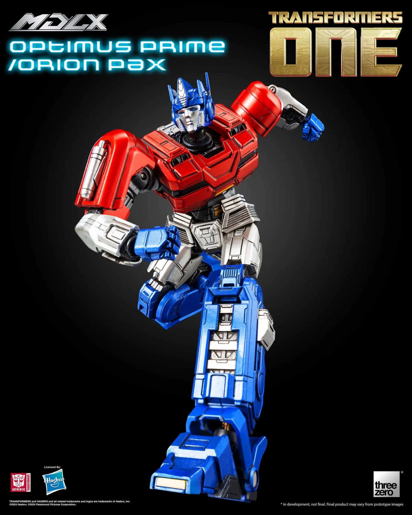 Optimus Prime Orion Pax Transformers figurine MDLX 16cm ThreeZero