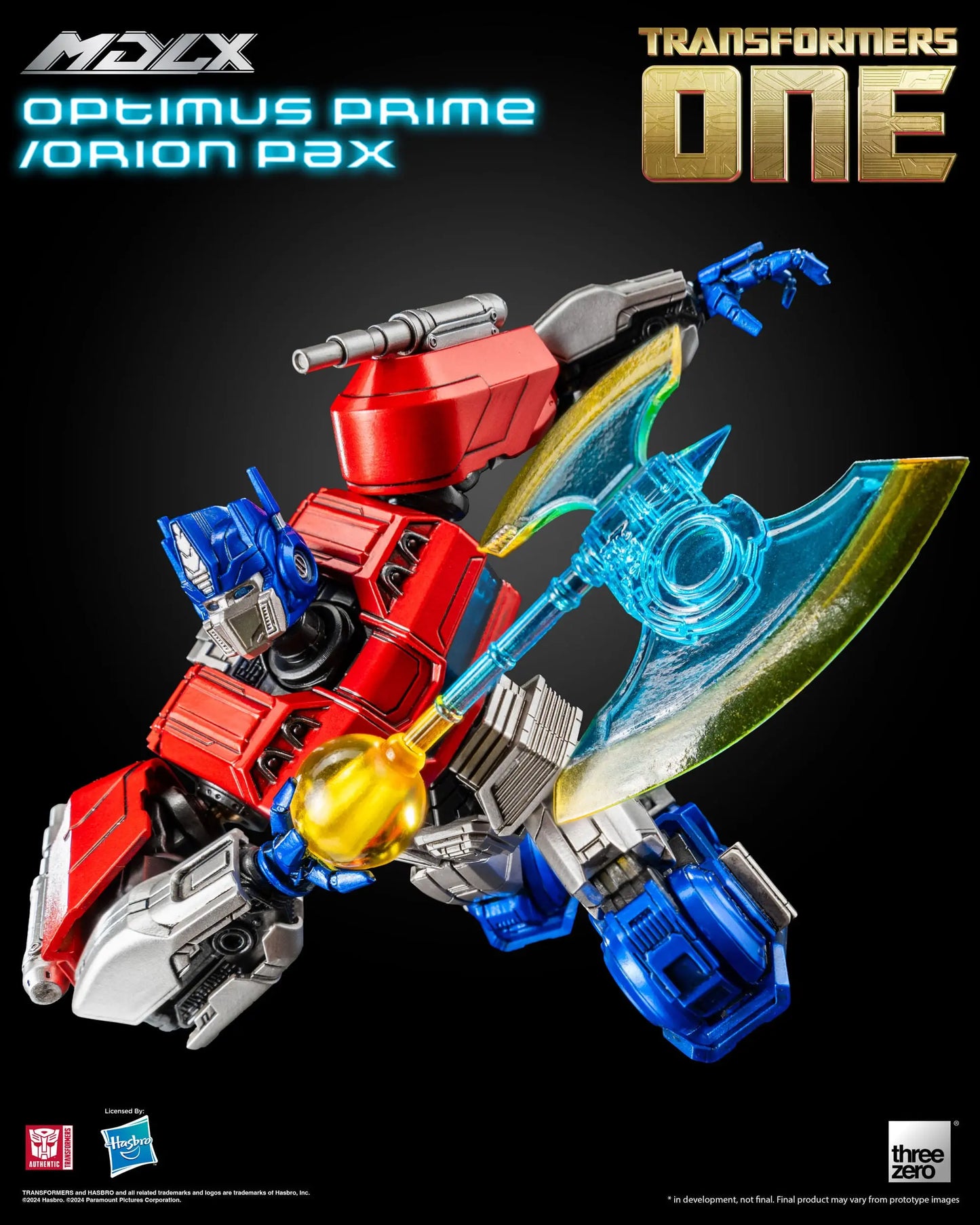 Optimus Prime Orion Pax Transformers figurine MDLX 16cm ThreeZero