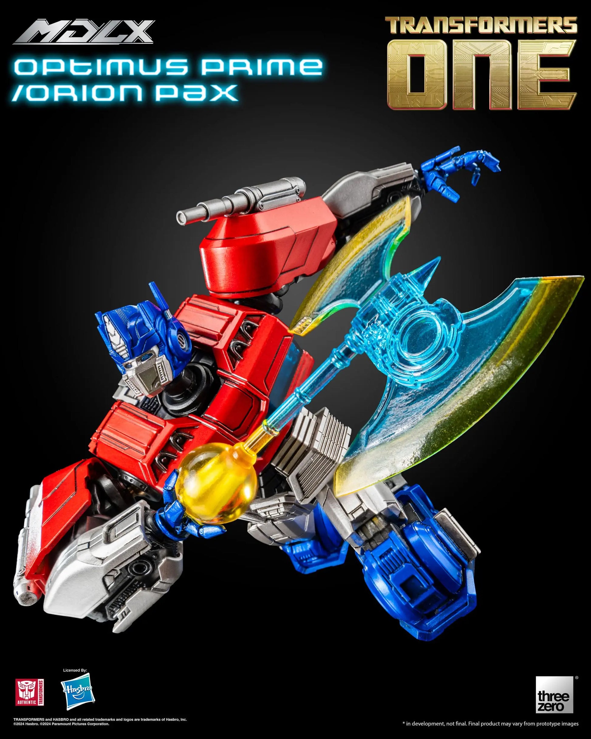 Optimus Prime Orion Pax Transformers figurine MDLX 16cm ThreeZero