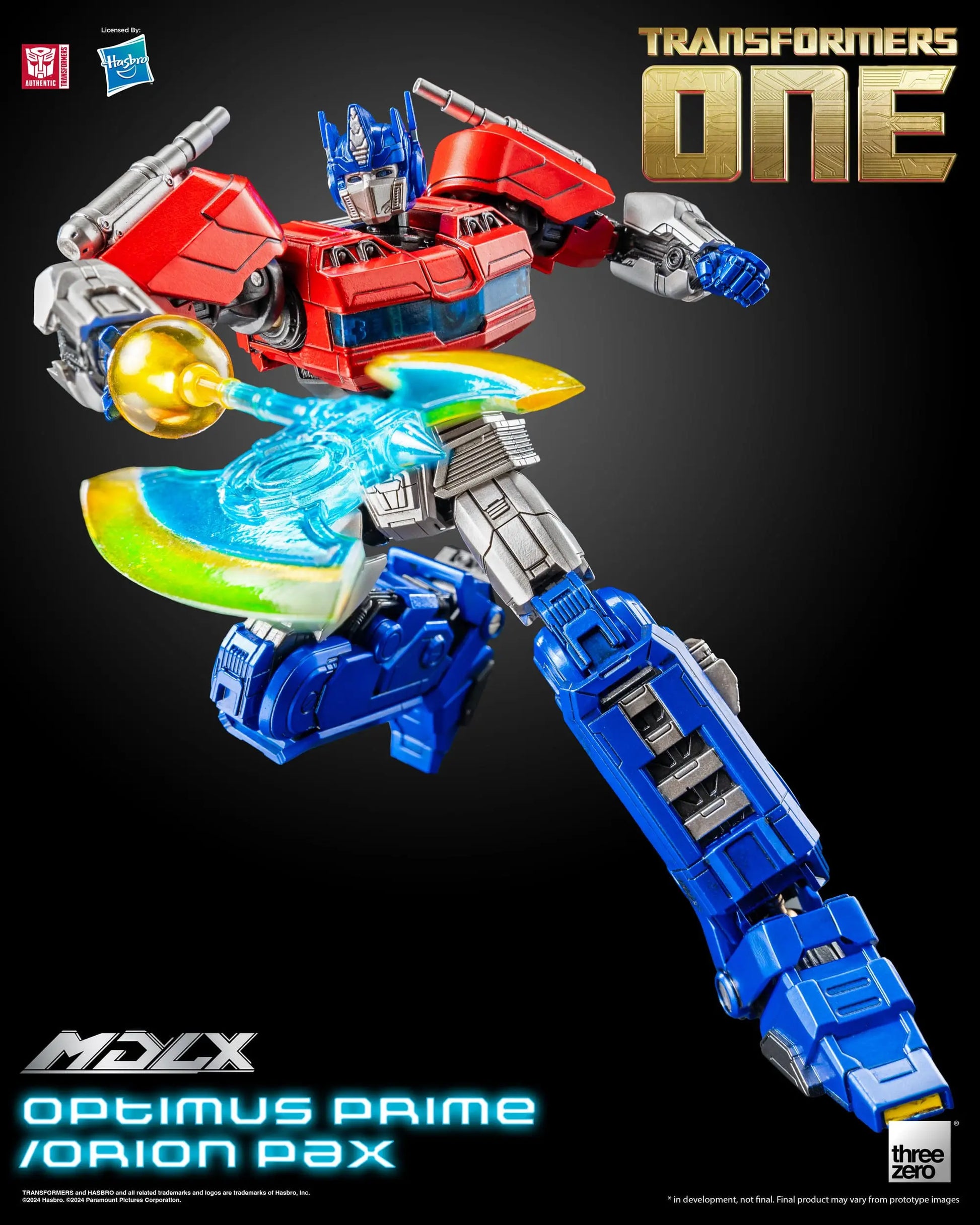 Optimus Prime Orion Pax Transformers figurine MDLX 16cm ThreeZero