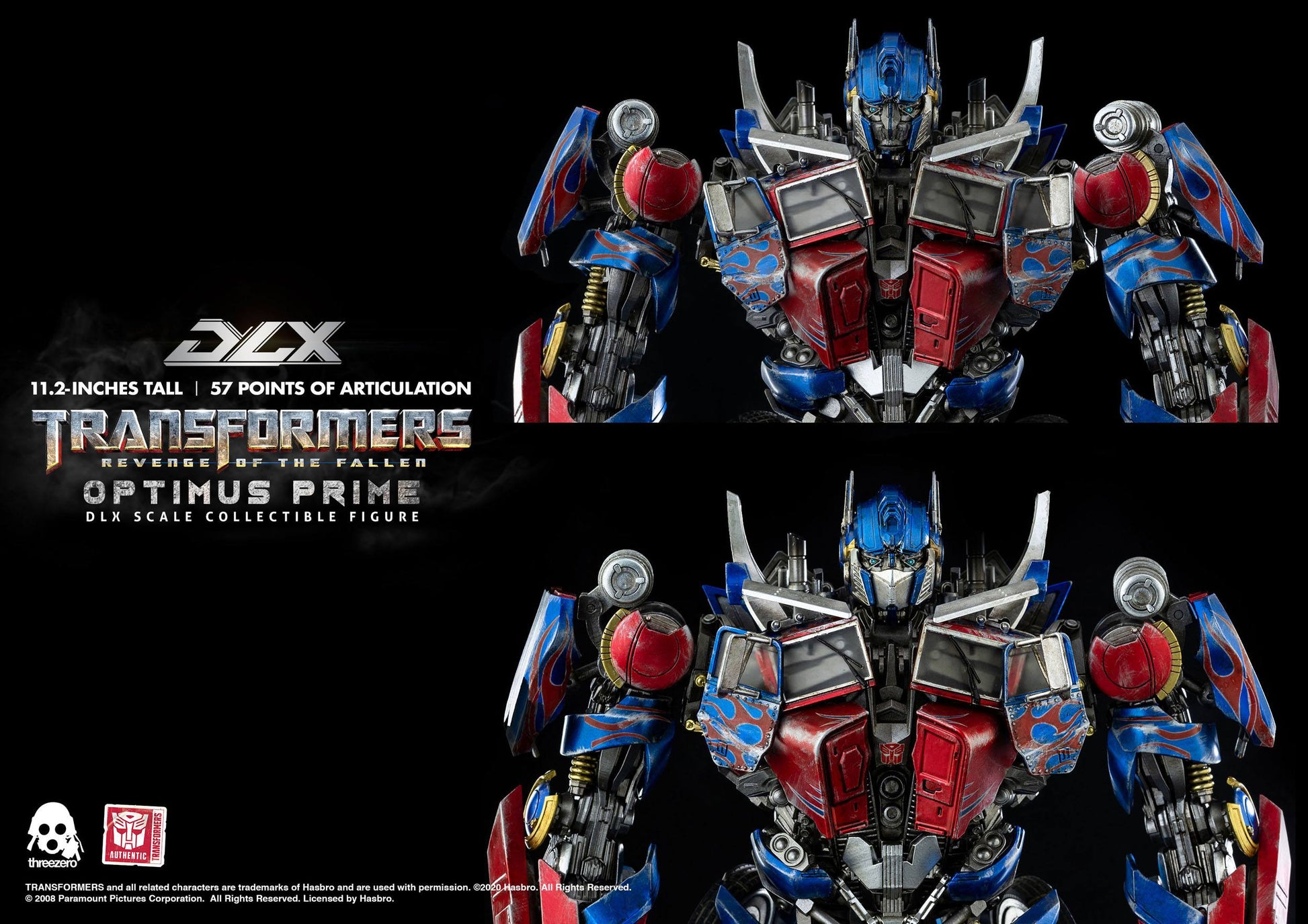 Optimus Prime Transformers 2 La Revanche figurine 1/6 DLX 28cm ThreeZero
