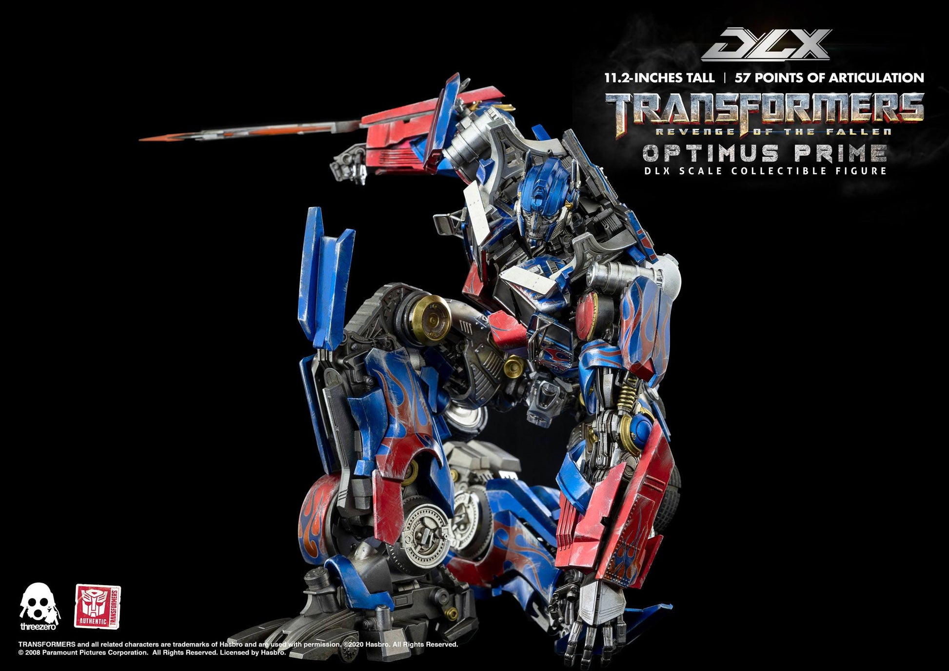 Optimus Prime Transformers 2 La Revanche figurine 1/6 DLX 28cm ThreeZero